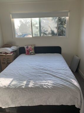 Wamsutta Blue and White Check Flannel Cotton Duvet Cover